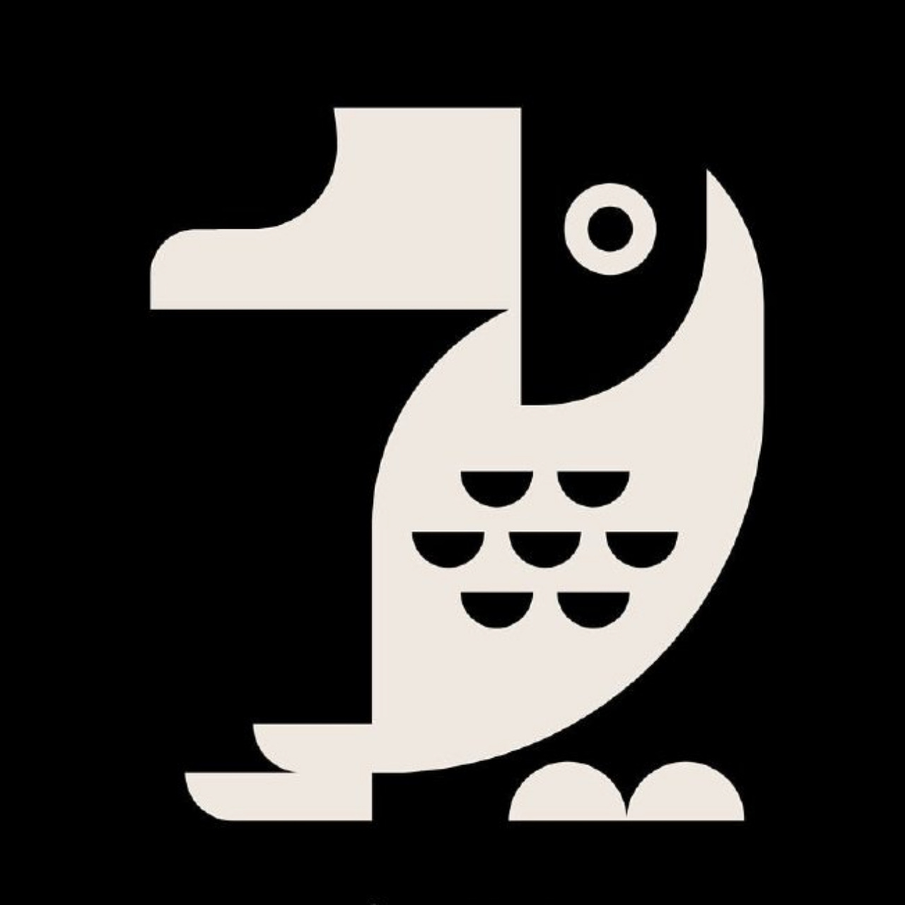 以动物为原型,几何为元素的图案 - from:pin - logo设计 | 设计分享