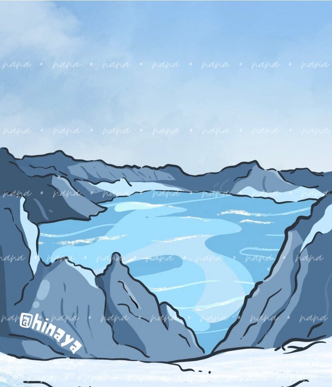 🇲🇾插画创业|长白山延边 延吉的风景画终于告一段落啦～ 之前没