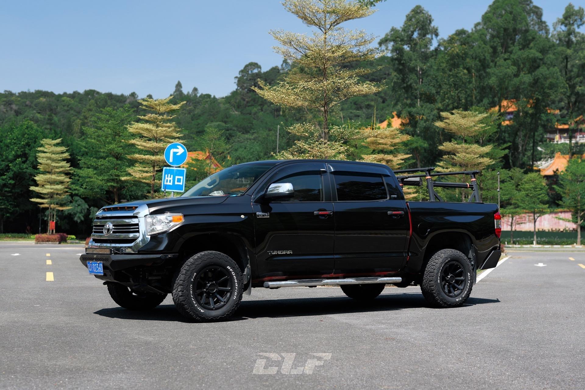 丰田坦途改色贴膜案例.坦途改色贴膜案例  超亮金属黑