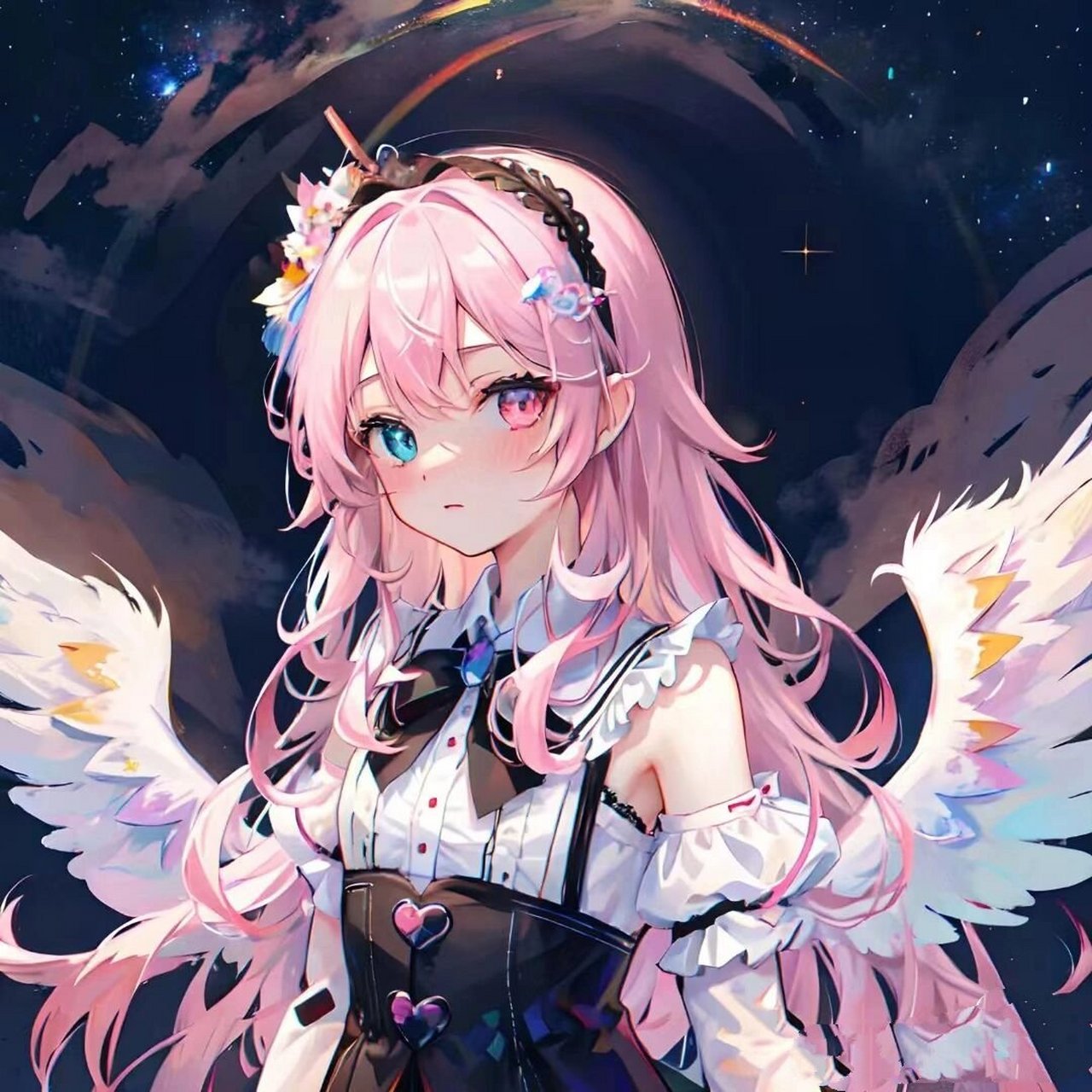 异瞳少女头像(一)