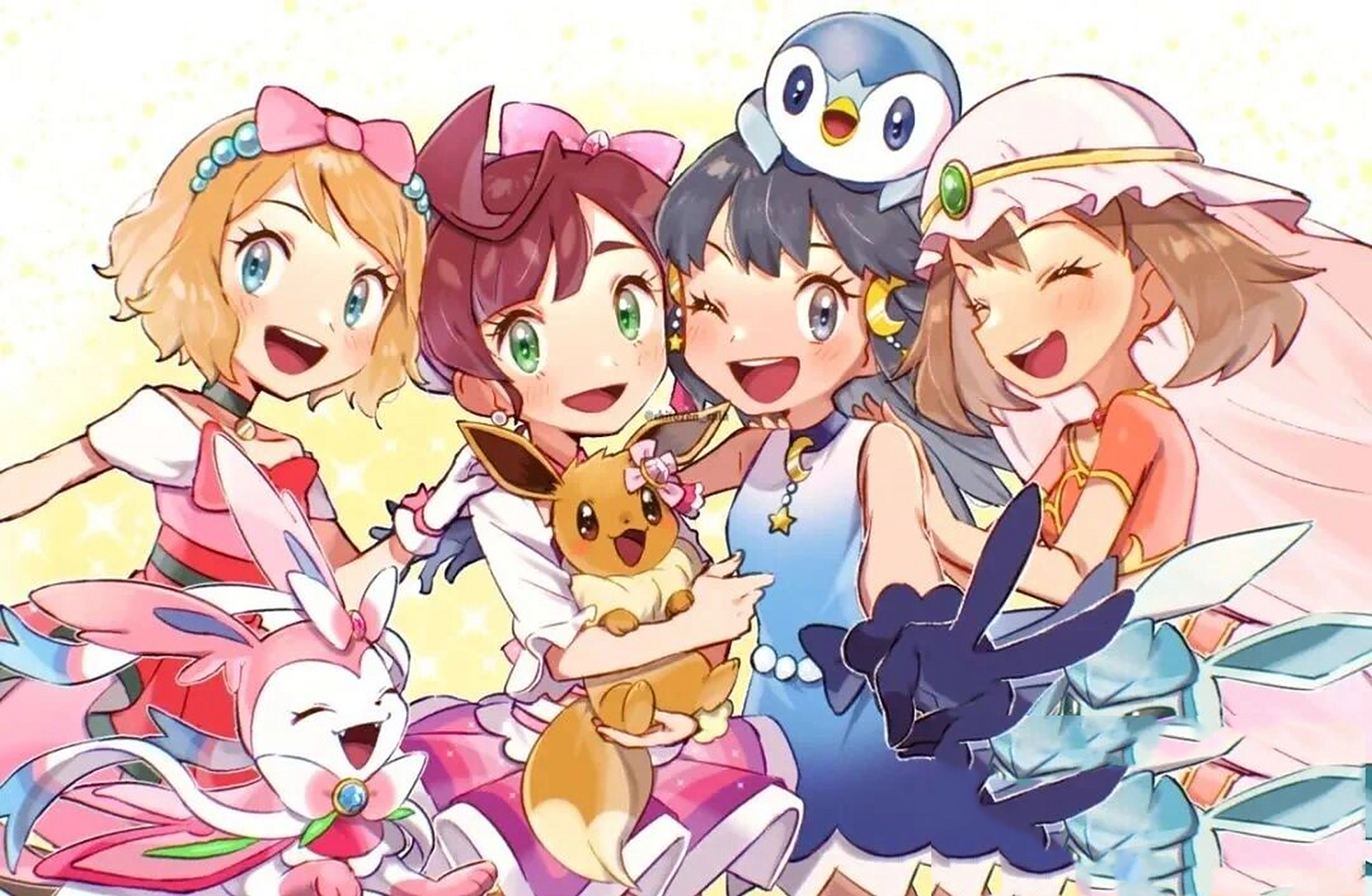 宝可梦女主壁纸～太好看了吧 来一波可爱的宝可梦女主壁纸叭