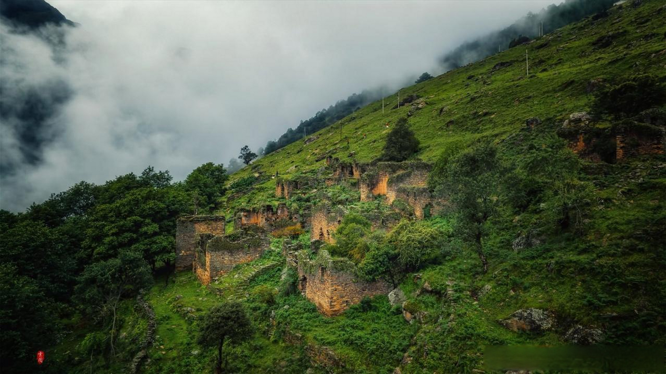 藏彝走廊典范 贡嘎南坡明珠这次匆忙行走在甘孜九龙县,魁多镇是我们