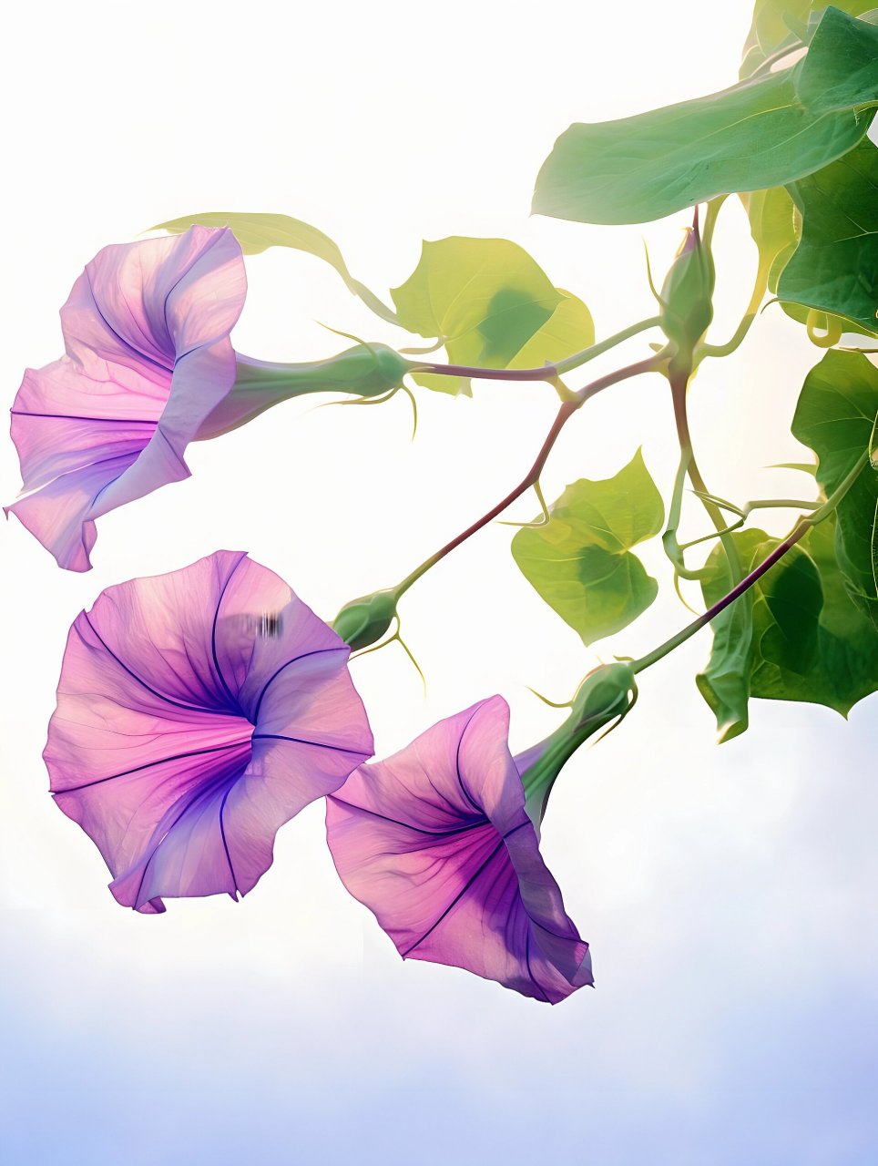 绘画素材255—牵牛花