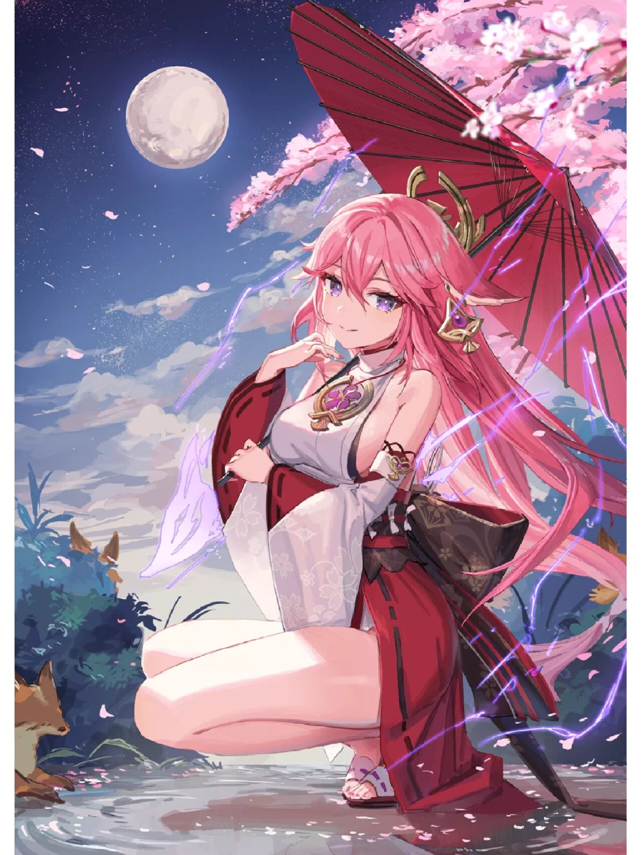 原神壁纸(竖版)‖八重神子