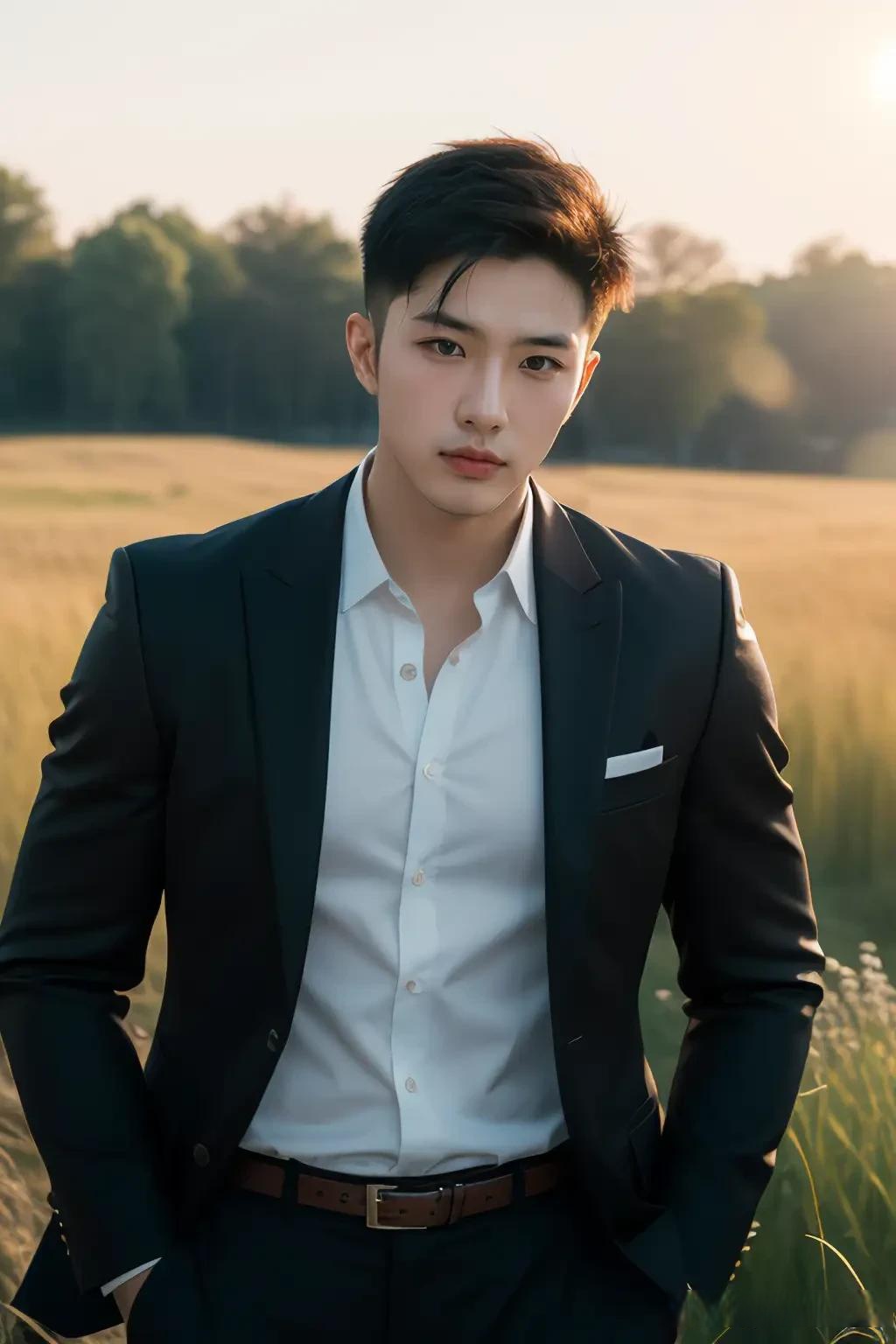 帅哥西装杀 超帅大帅哥 男士西服的魅力 帅哥每日推荐 出门正装的男人