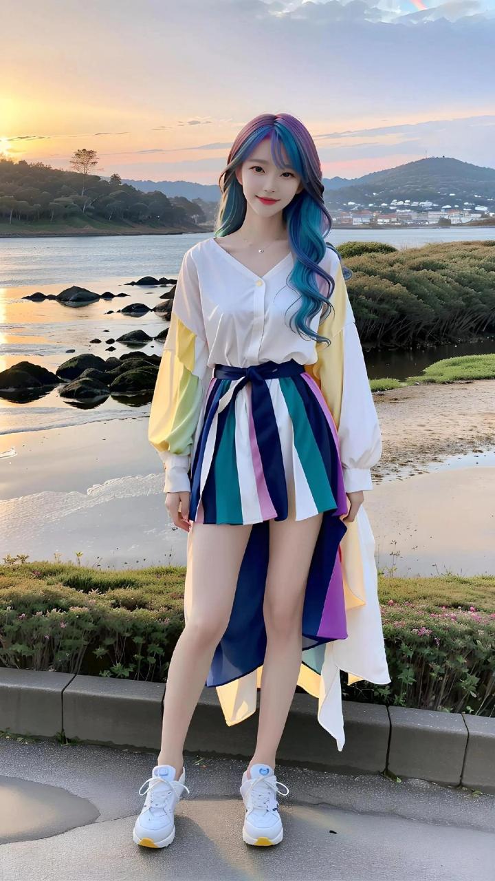 唯美入心,一见倾心.七彩女孩 甜美女孩 大长腿 热门 抖音热门