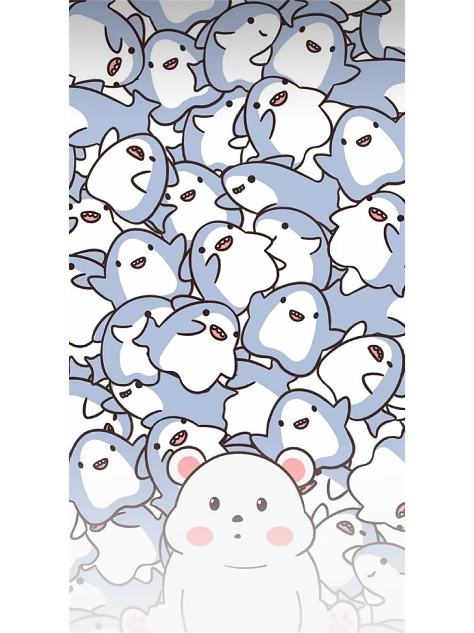 小鲨鱼系列壁纸