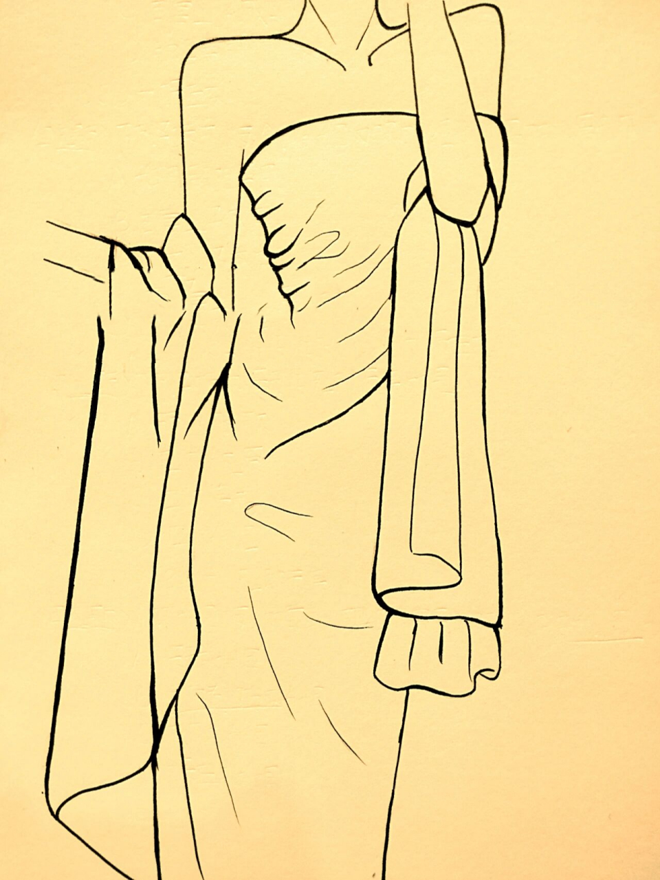 美女黑白简笔画#绘画教程14(附过程) 辣妹简笔画74绘画过程 宝宝们