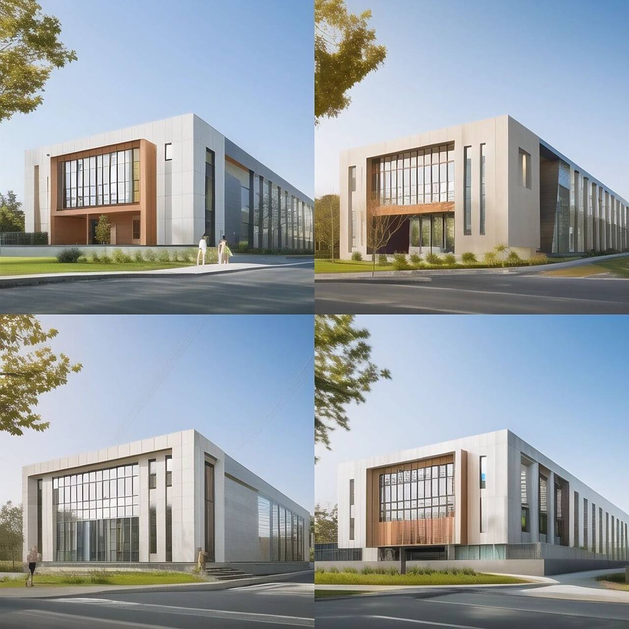 厂房,办公楼效果图设计 厂房效果图设计,办公楼效果图设计,厂房外立面