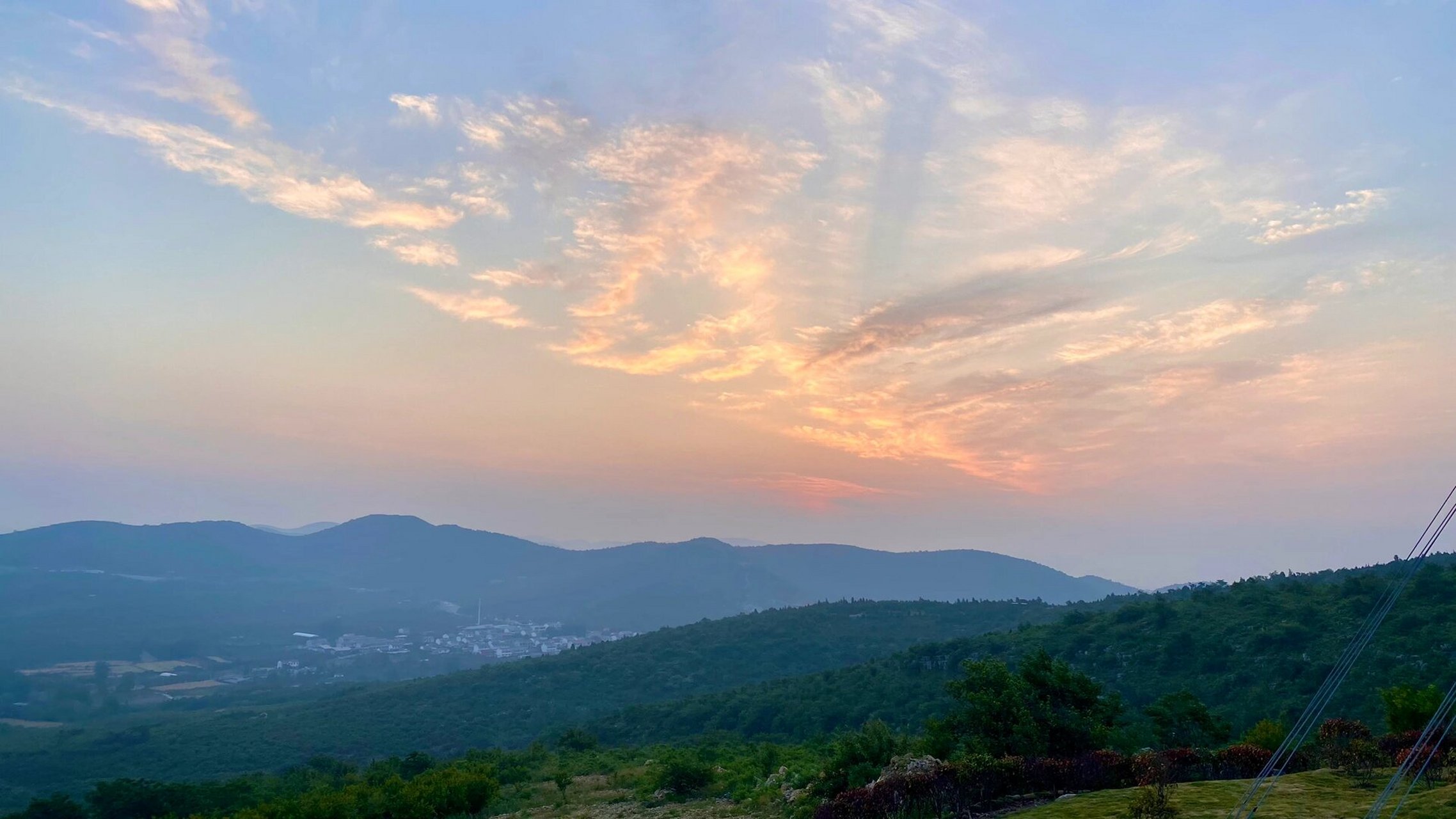 皖北小川藏线观日出的好地方-龙脊山观景 淮北最适合看日出的地方之一