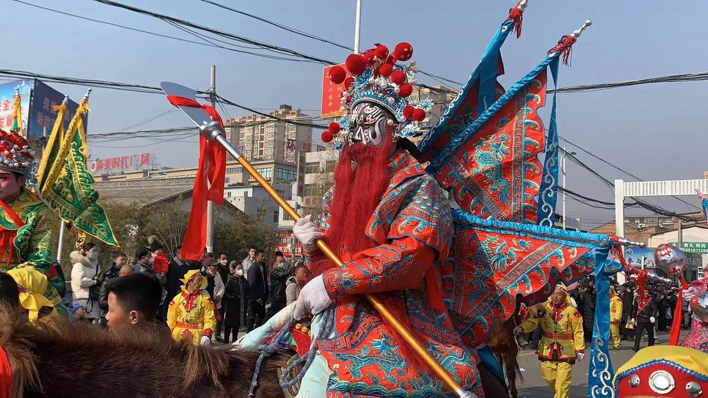 陕西省宝鸡市陇县社火图片