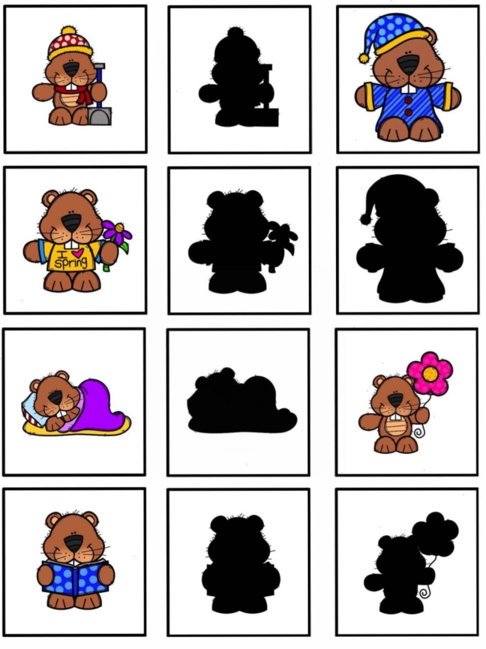 小熊影子找一找?