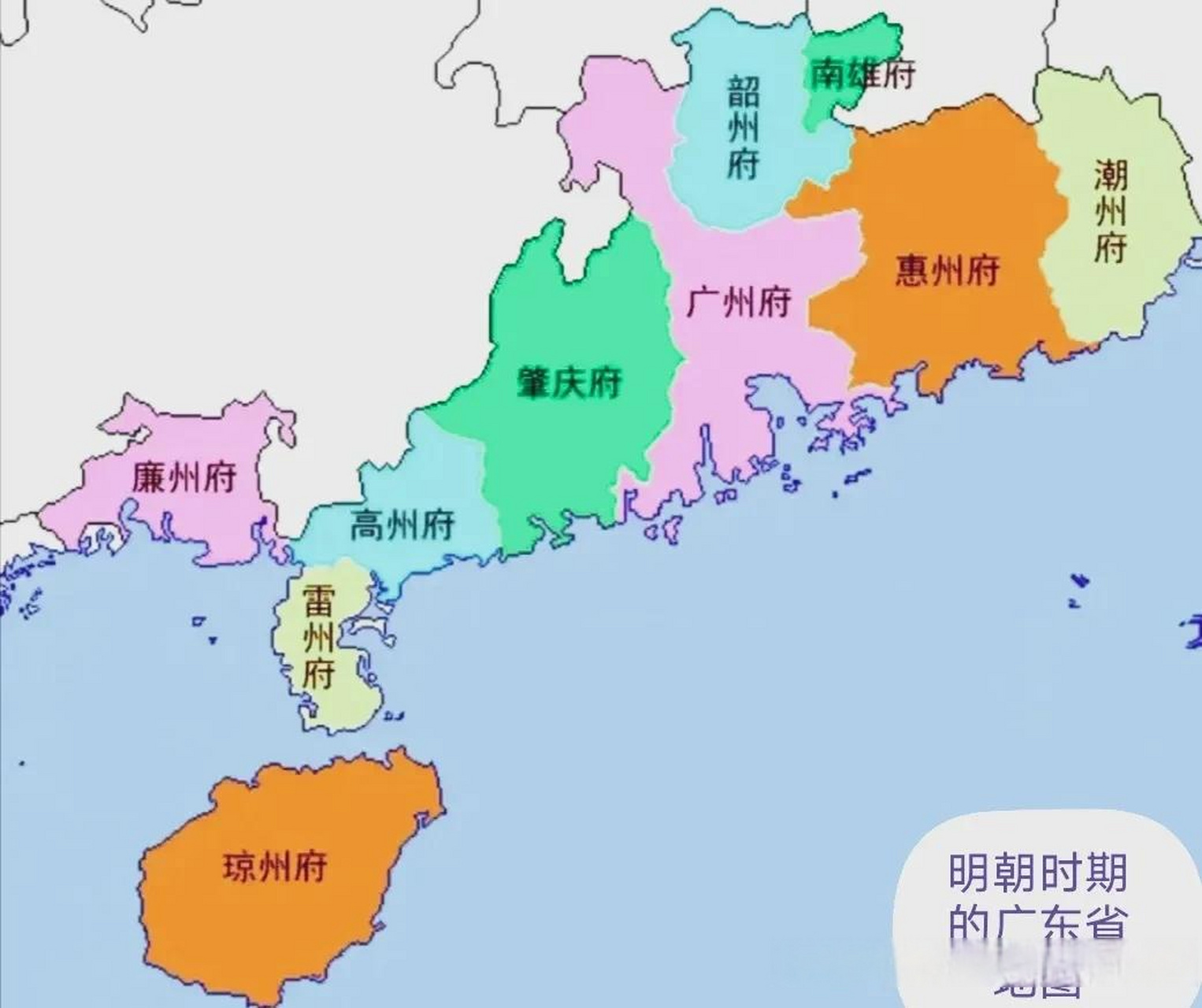明朝州府行政区划图图片