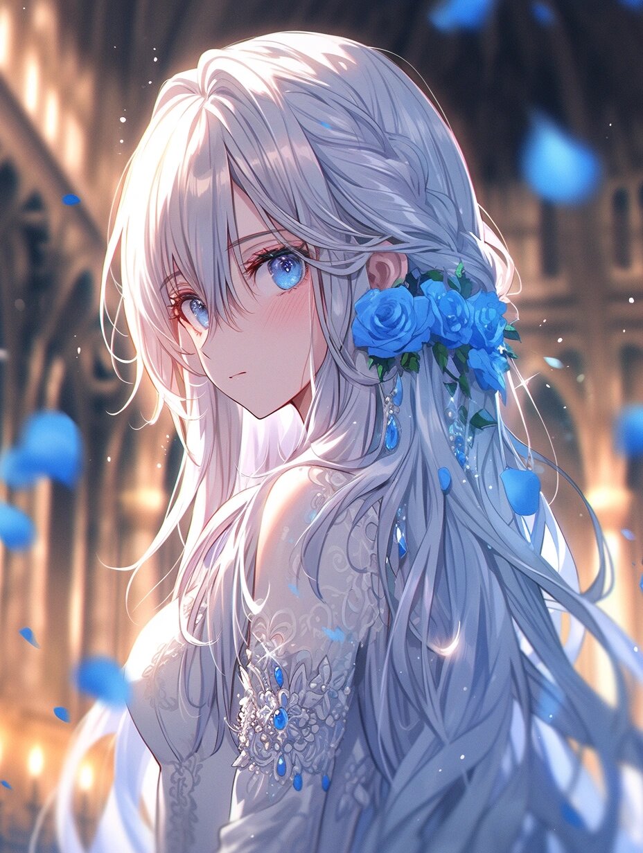 公主殿下 | 女生动漫头像壁纸插画素材