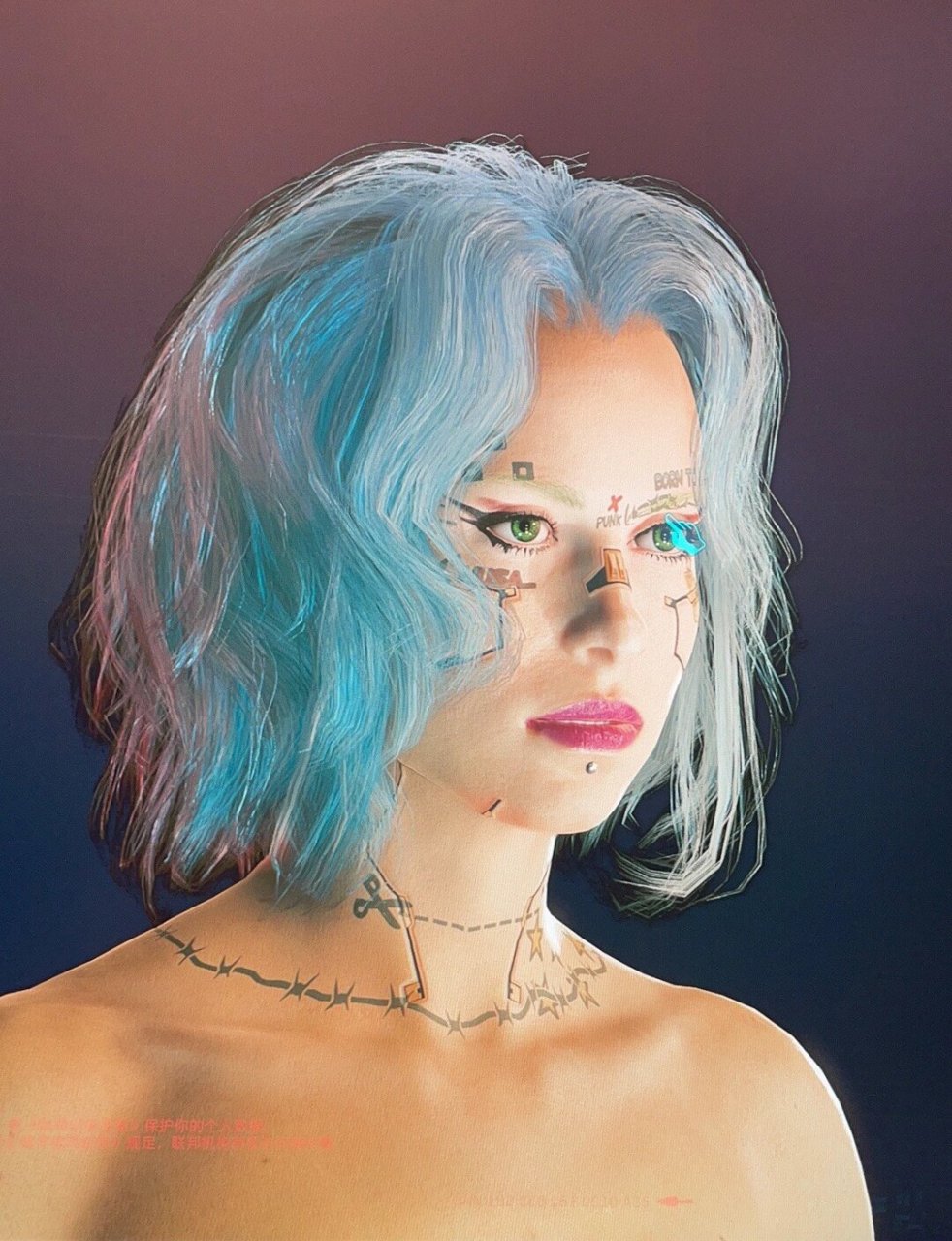 赛博朋克2077捏脸分享