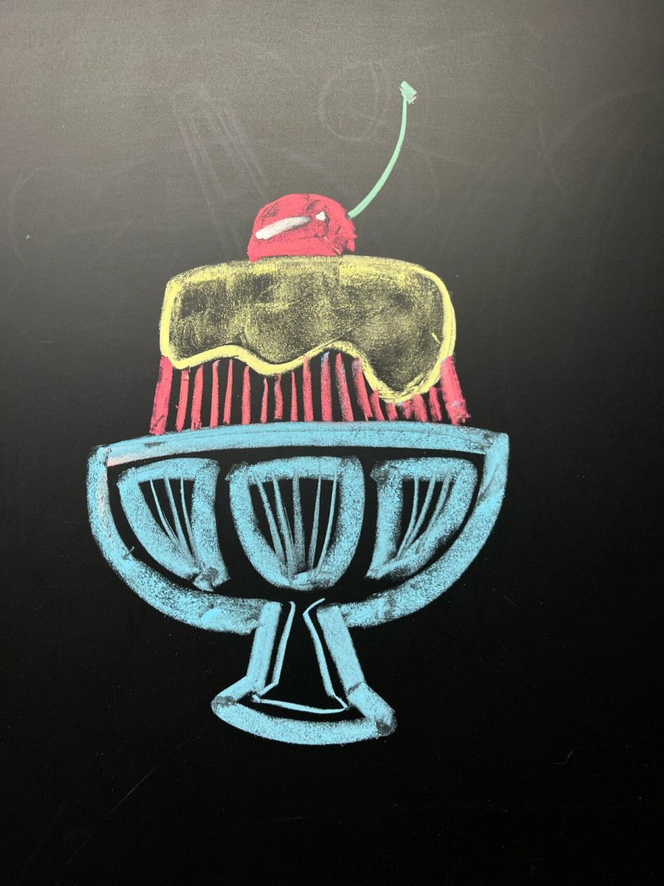 蛋糕系列黑板画