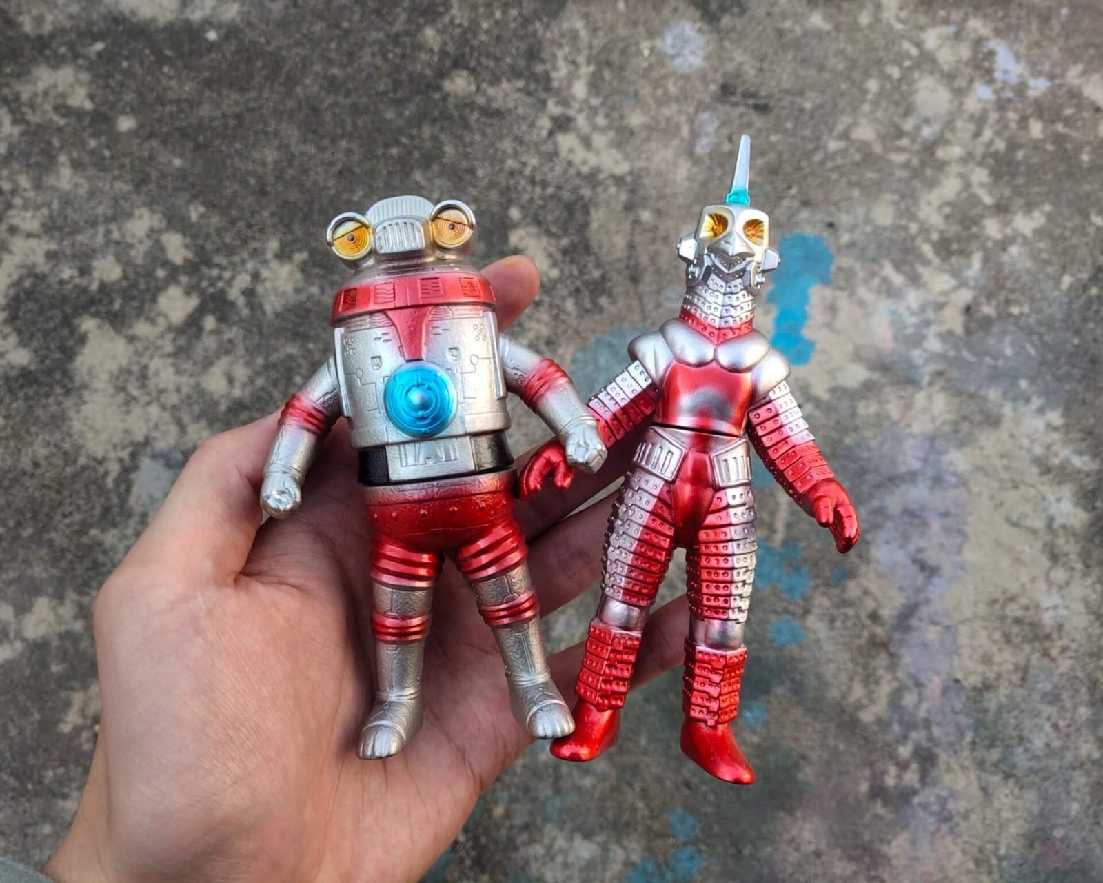 【怪兽画廊】赛文加&乌英达姆 赛文加&乌英达姆 奥特曼主题配色 14cm