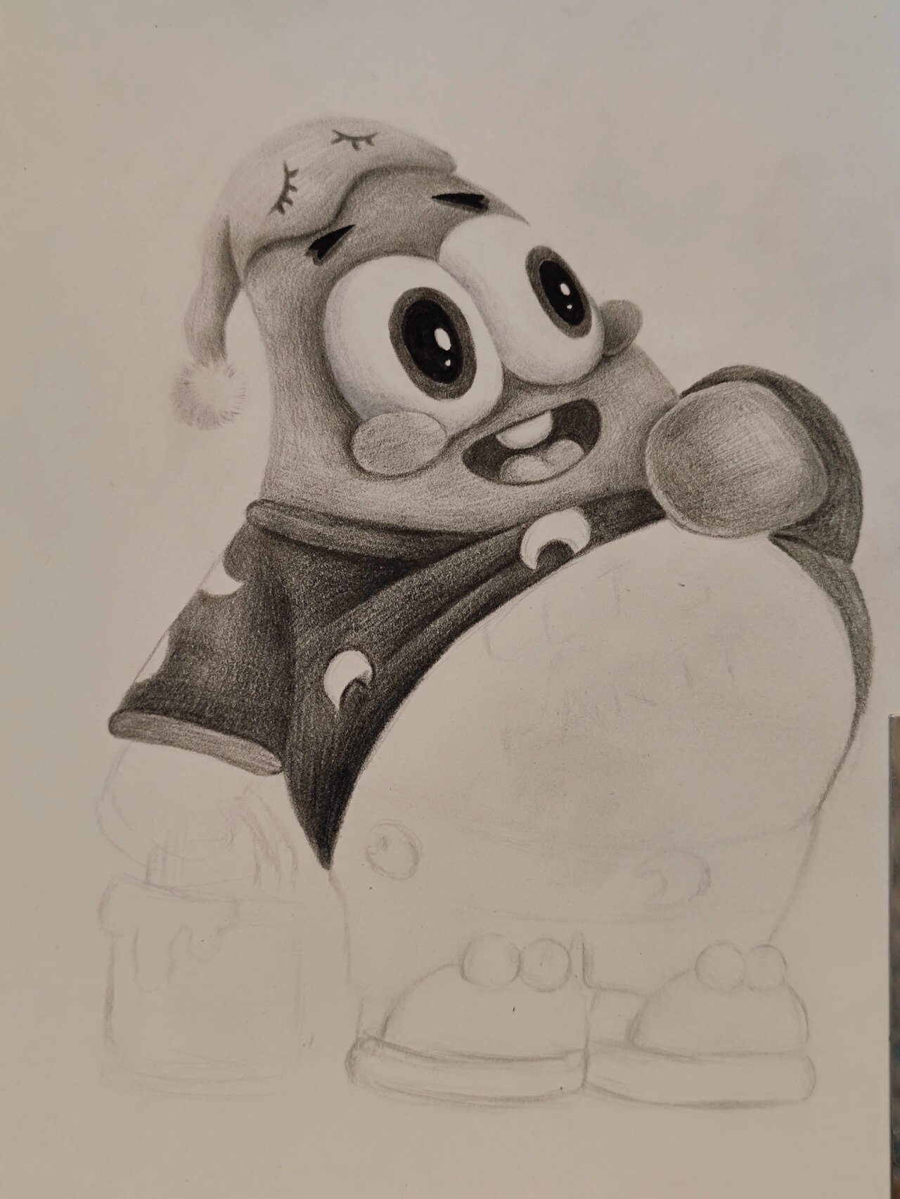 素描一只派大星