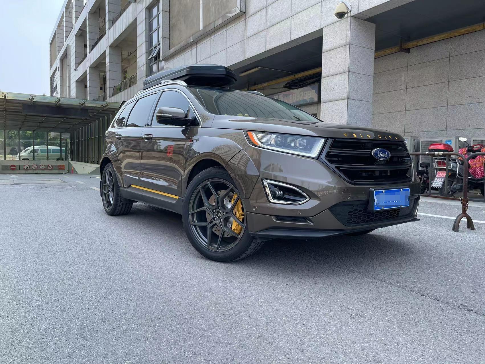 福特锐界运动包围加宽体轮眉效果