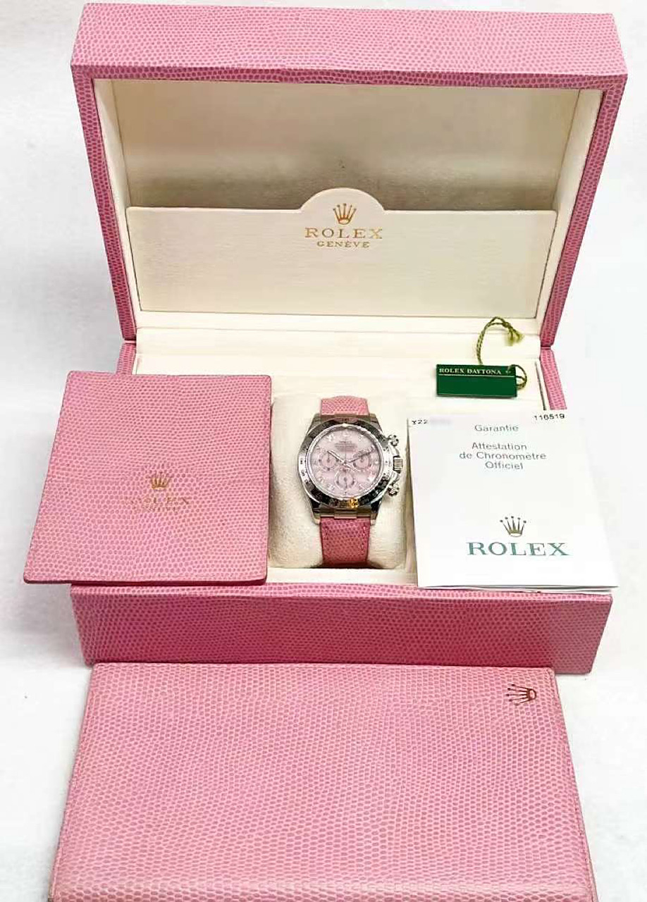 rolex/劳力士 经典四大美人系列粉红迪通拿 rolex/劳力士 经典四大