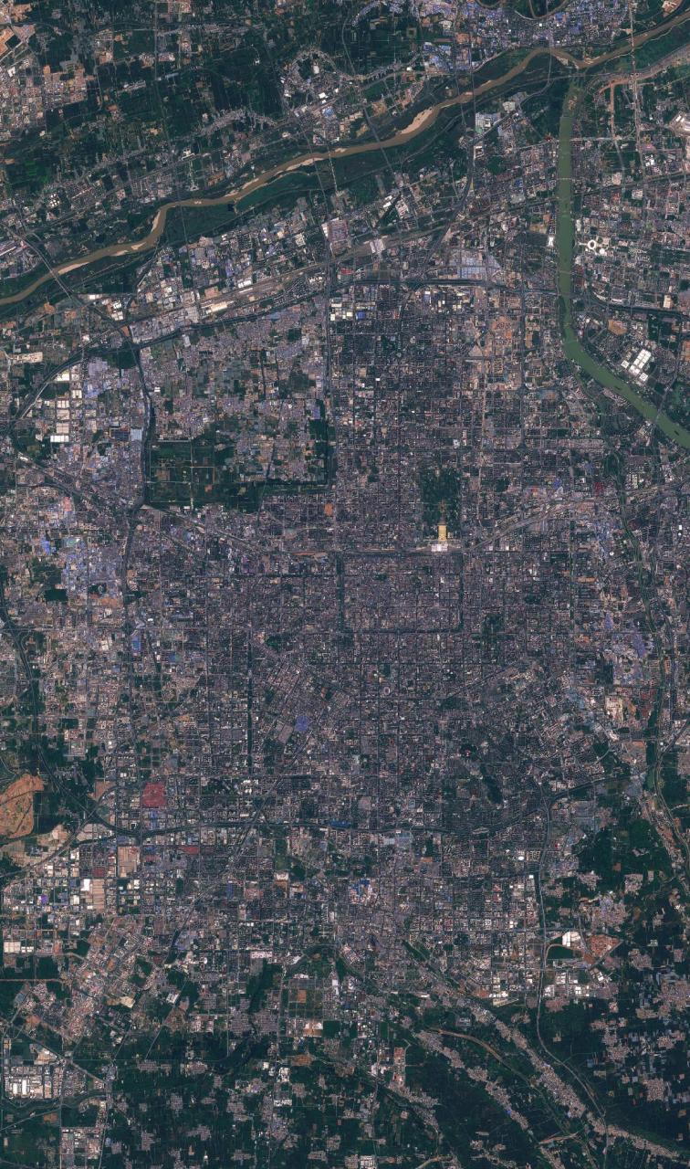 西安港务区卫星地图图片