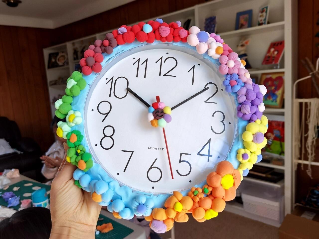 珀斯遛娃好去处 粘土钟表课 一起玩创意粘土