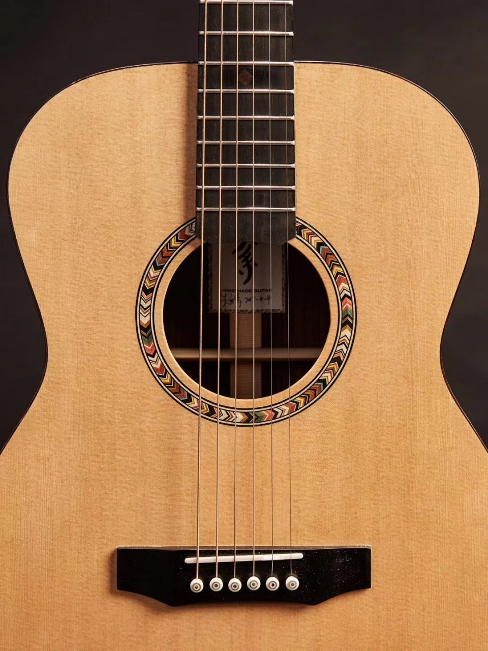 特·40寸民谣·印度玫瑰木全手工吉他 吉他如水,静朴润万物.