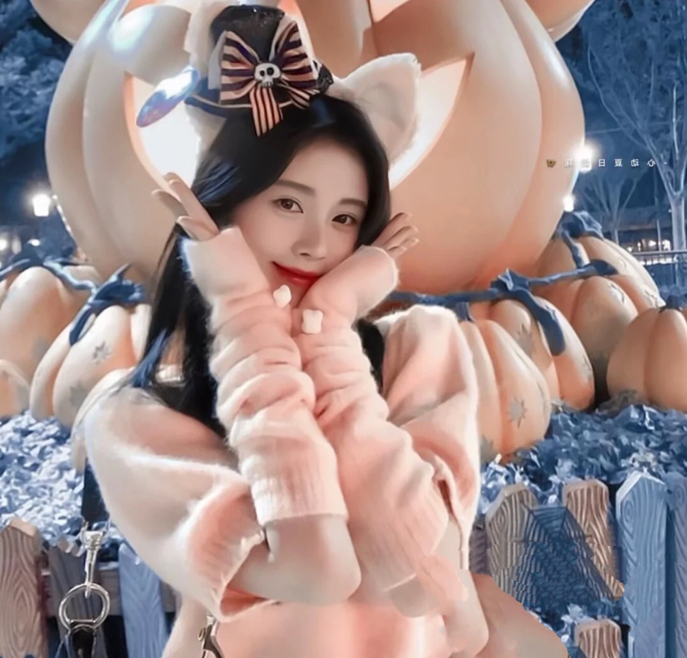 鞠婧祎粉色系优质头像 江山不换韩芸汐,此生不负鞠婧祎