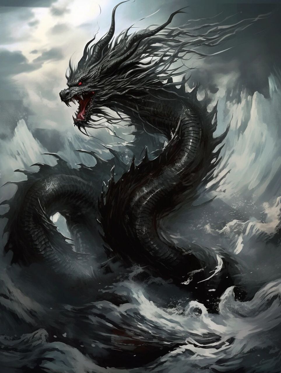 黑蛟化龙一飞冲天