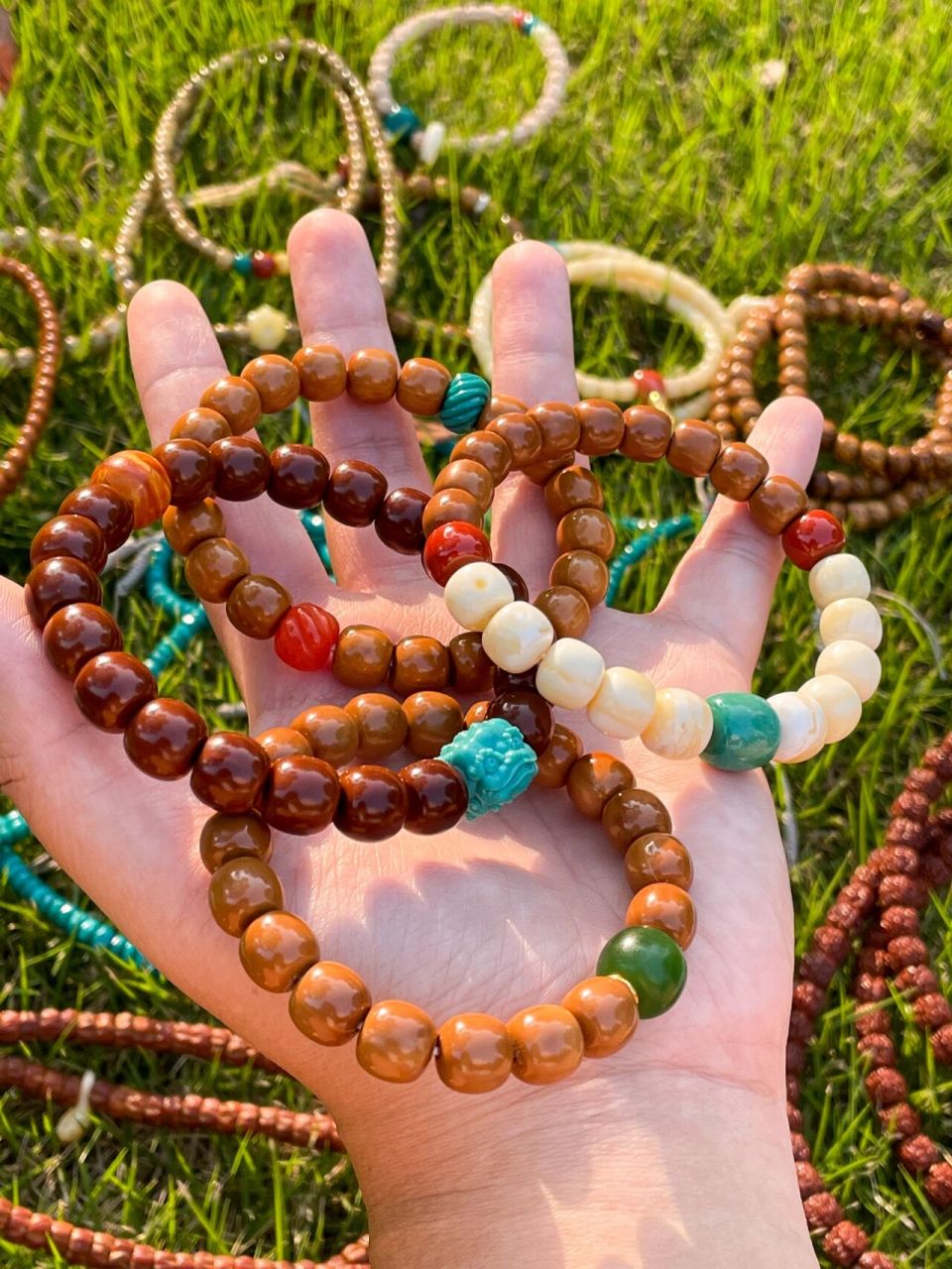 4款猴头老型手串搭配7515任你选7515哩钟意s 款11566