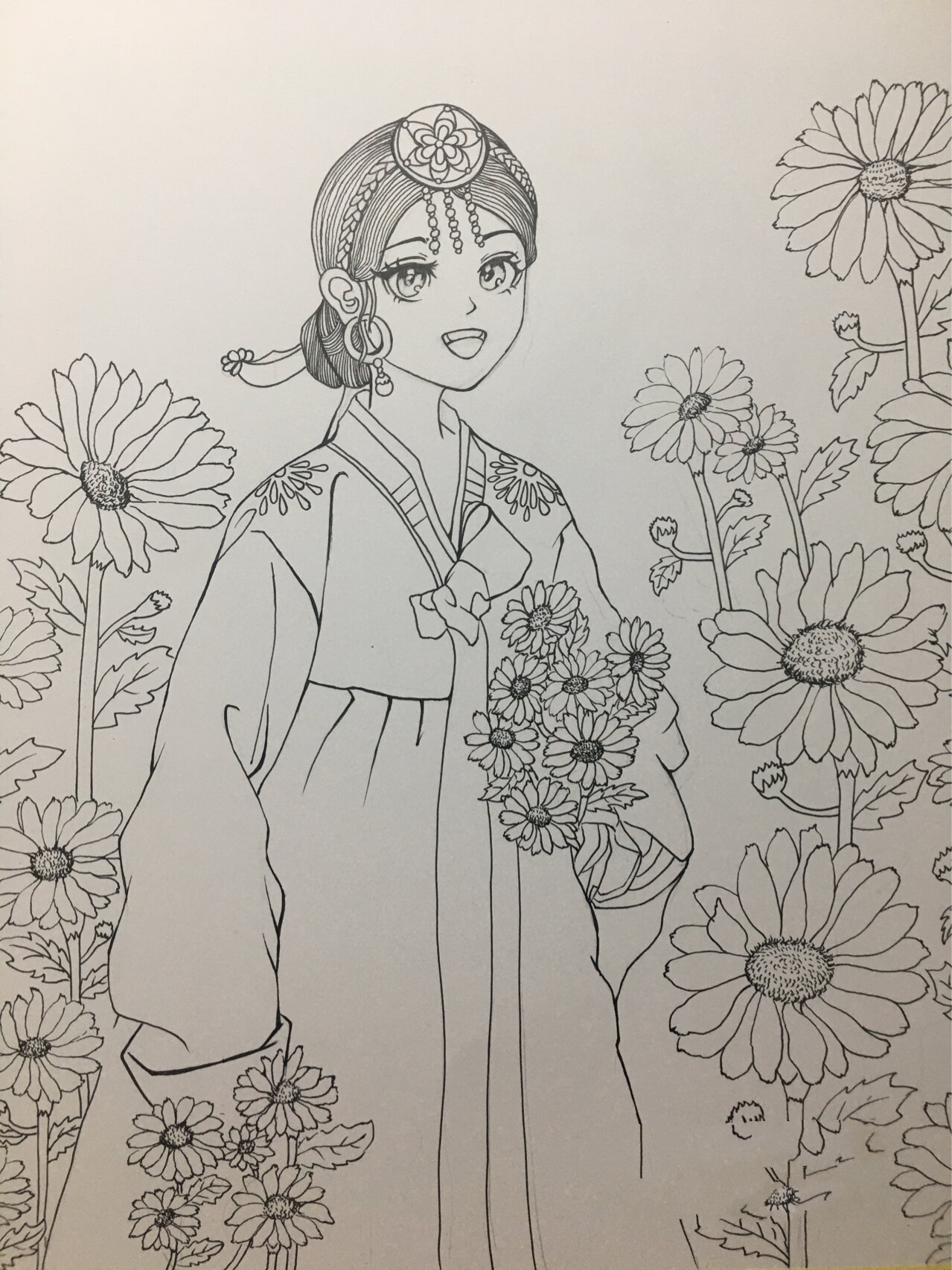 56个民族之朝鲜族创意绘画/动漫人物/原创