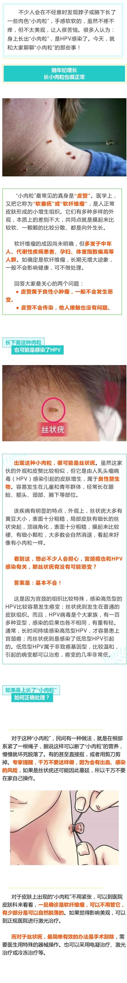 皮肤莫名长出的"小肉粒",是hpv感染吗?