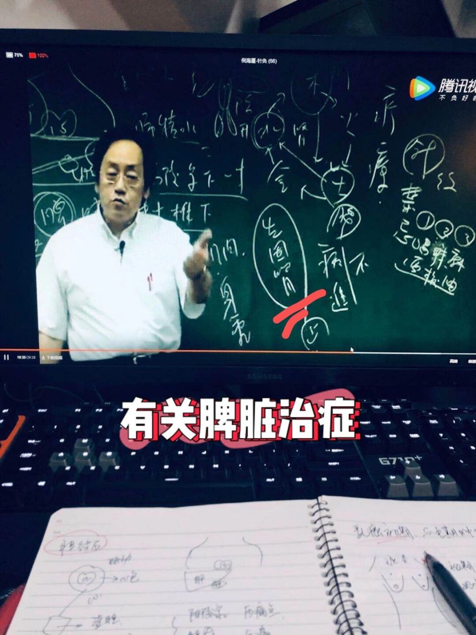 94倪海厦中医笔记|脾脏治症 986993倪海厦:中医治疗脾脏也一