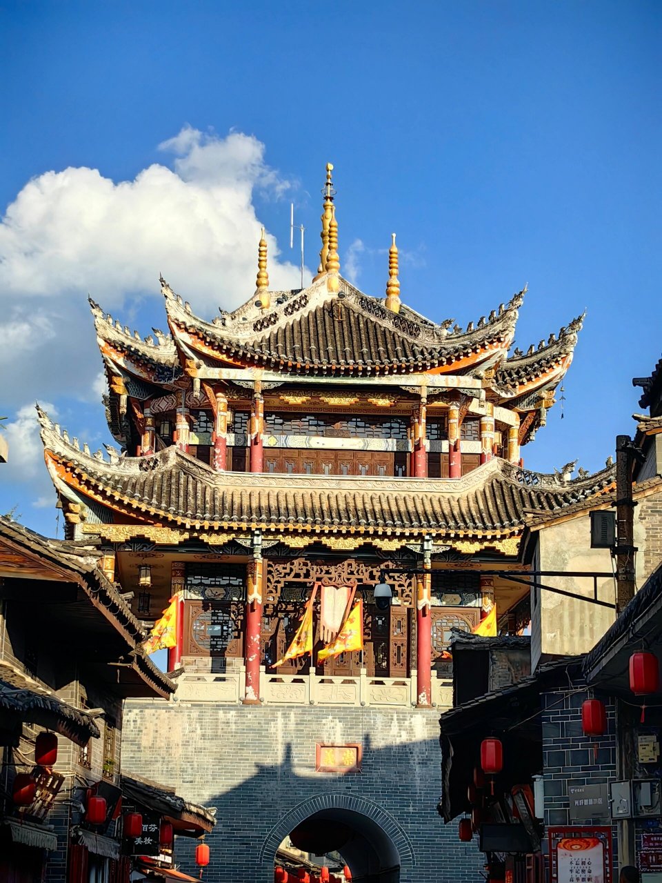 会理古城 宝藏又小众的旅游地 凉山 会理古城 钟鼓楼下午5点左右来