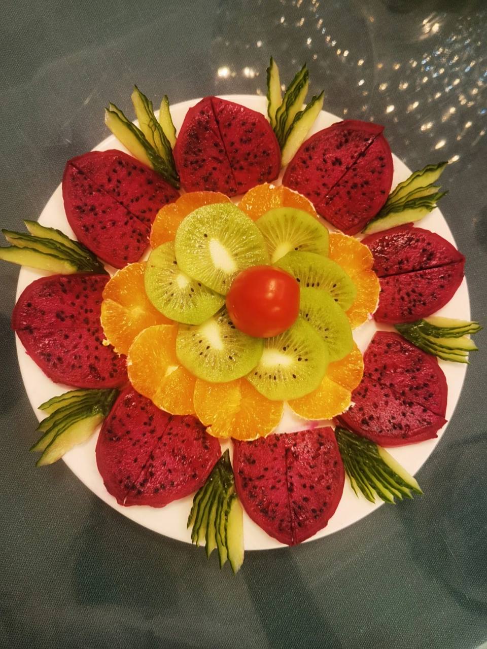 二年级小朋友做的水果拼盘(三) 国庆假期结束 最后来一波孩子们的作品