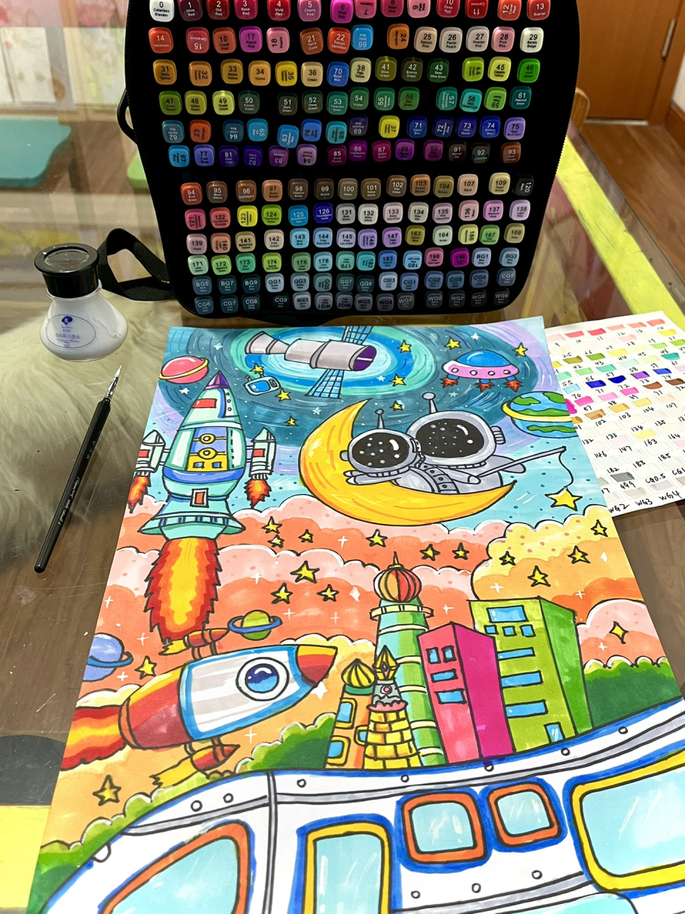 不负梦想 不负韶华主题画 不负梦想 不负韶华主题画我的航天梦