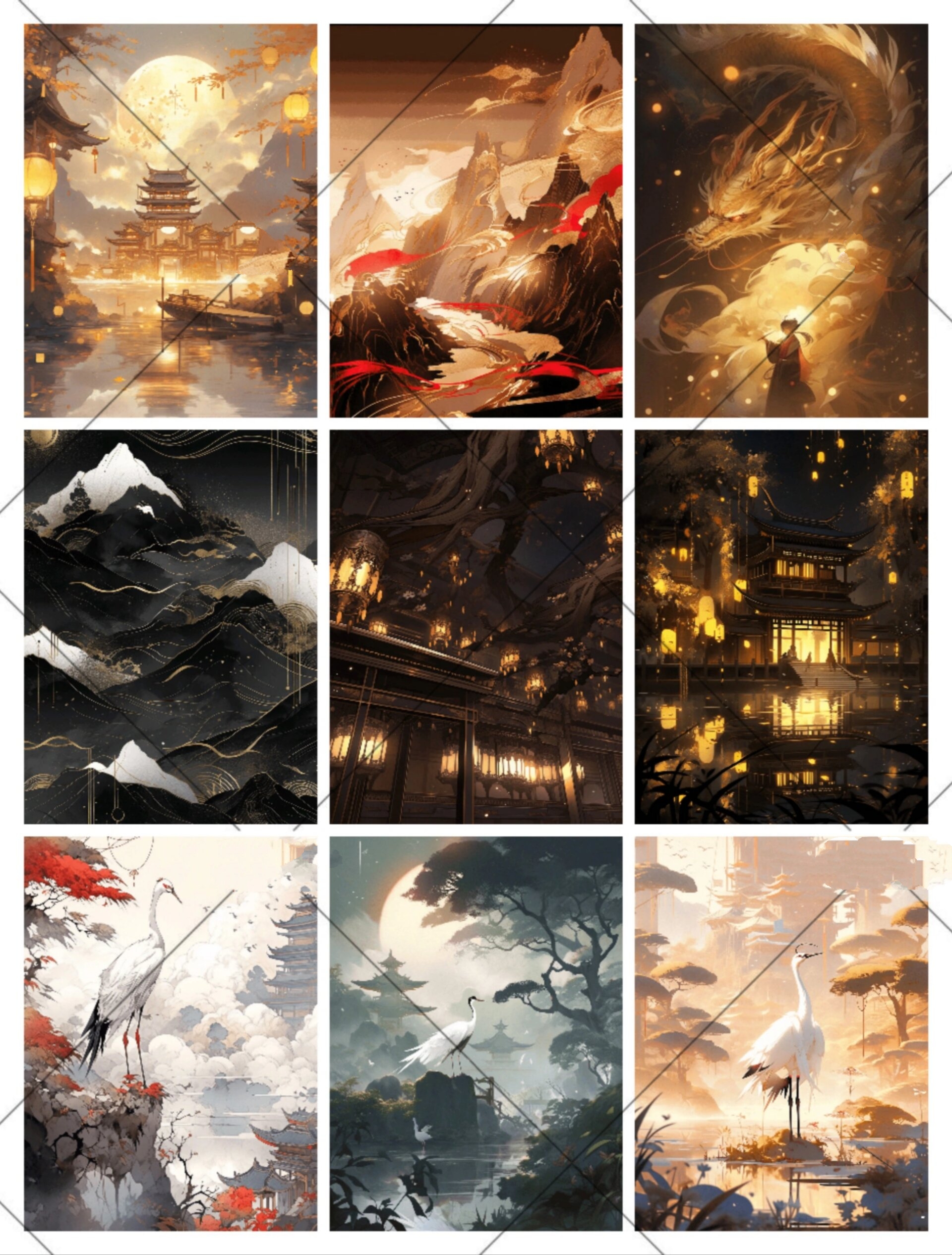 踏鹊枝古风底图