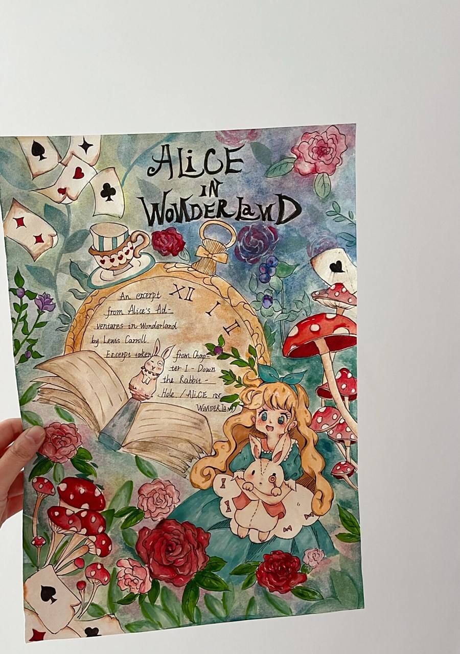 爱丽丝海报 阅读手抄报