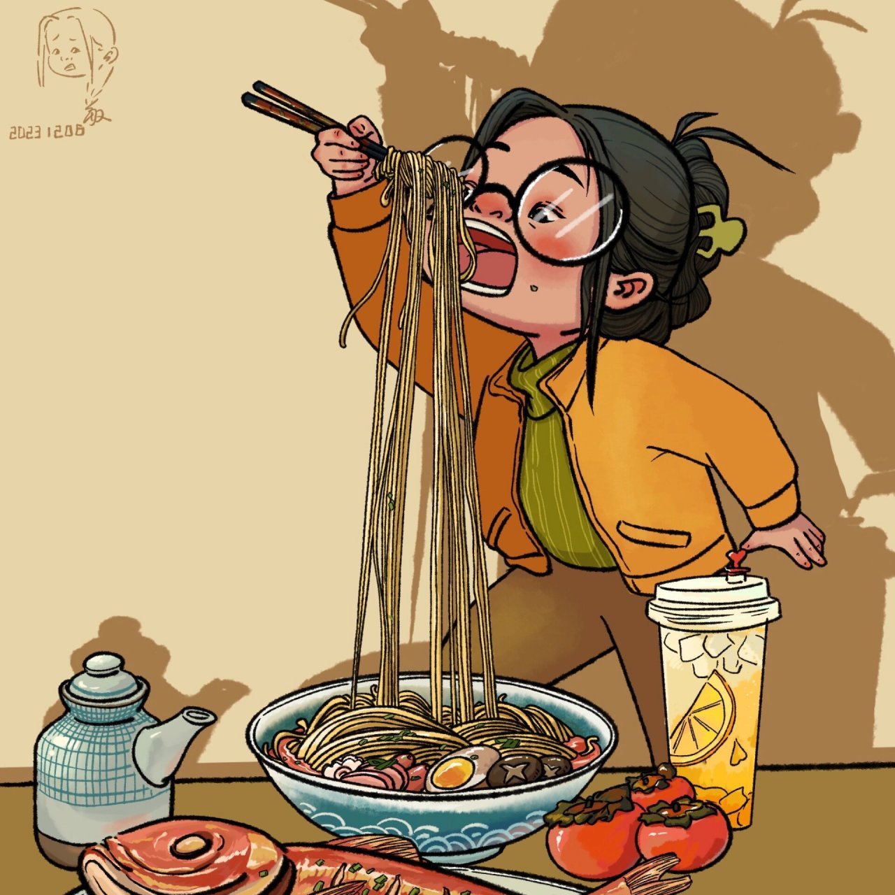 吃面条的日常 吃面条的日常