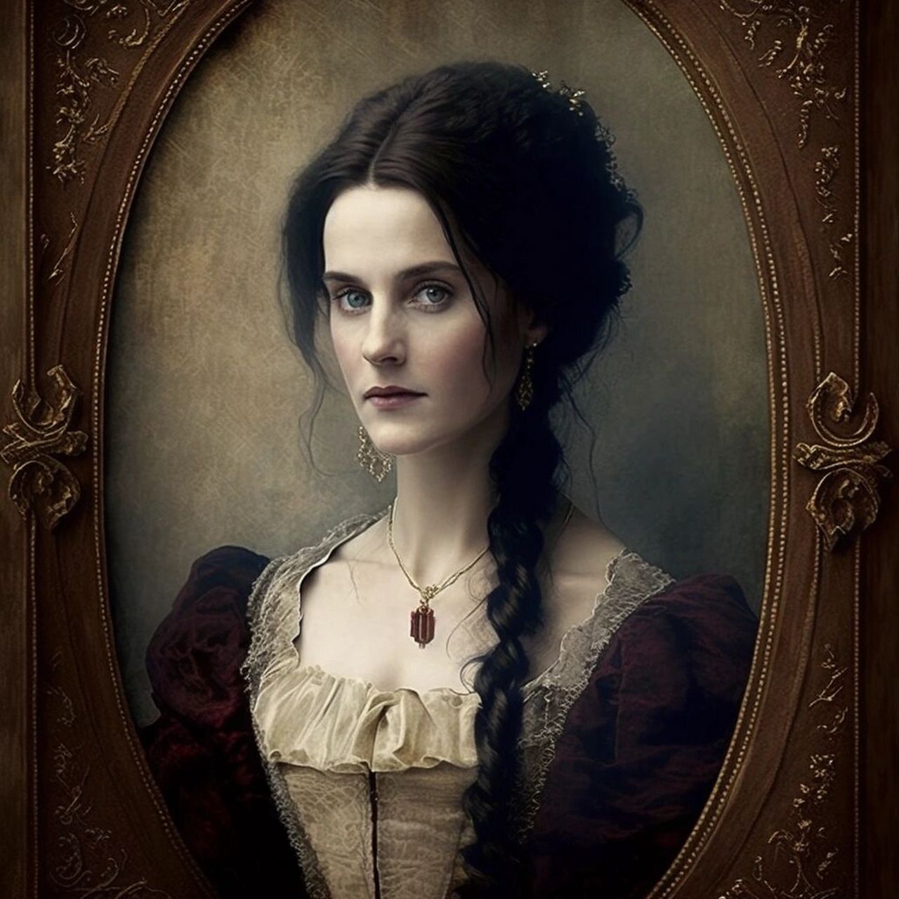 当莫妮卡盖勒女士成为古典美人 ai生成自输07