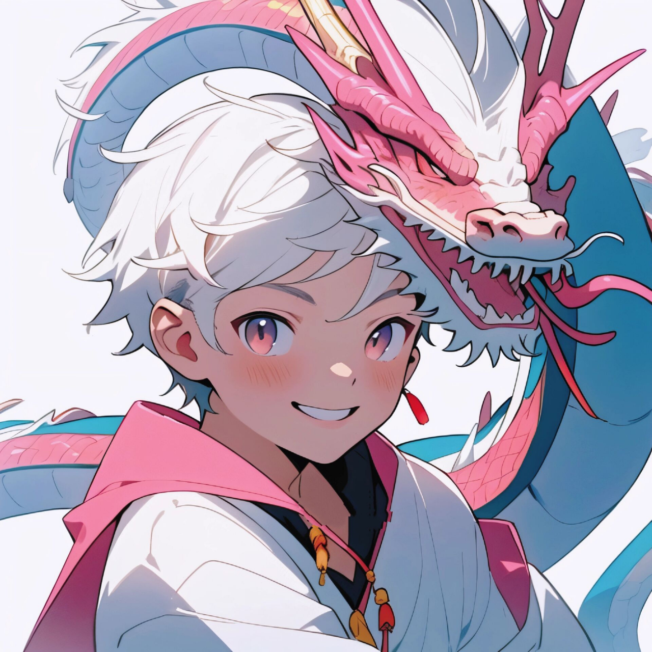 十二生肖龙少年男生头像 生肖龙男生头像 下一组生肖蛇头像 图看主页