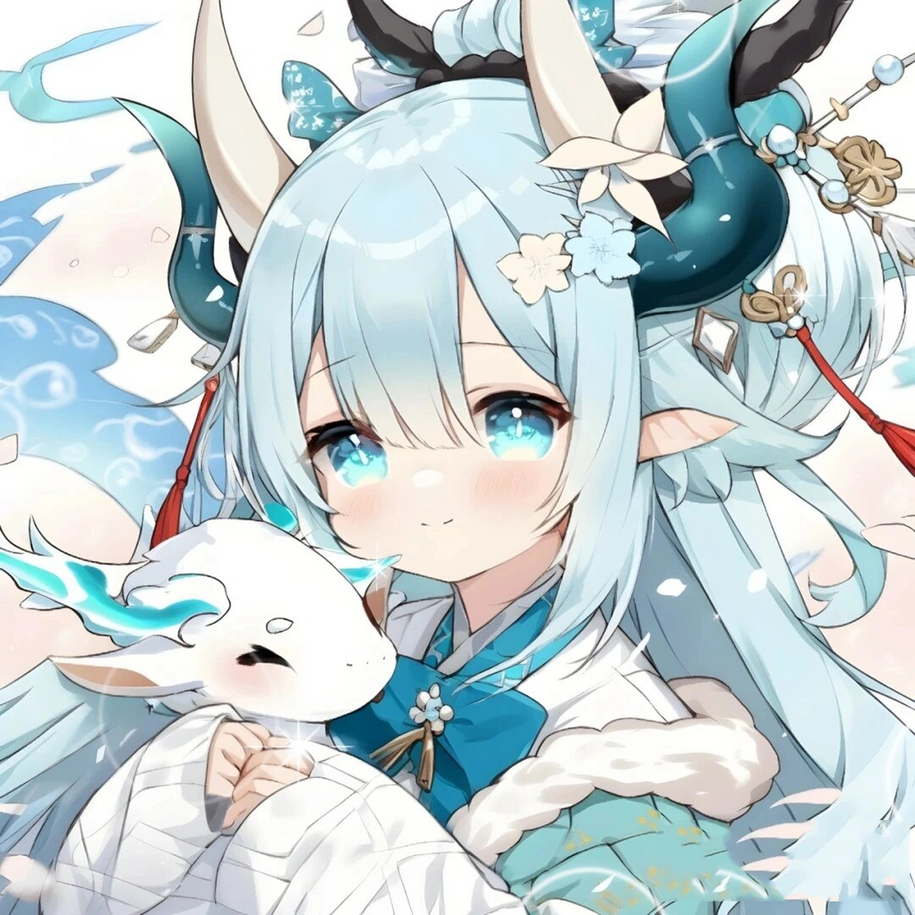 可爱的龙女头像