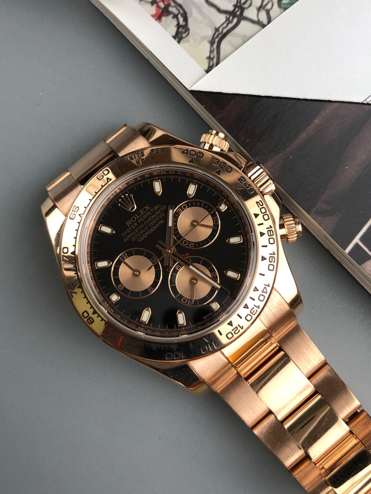 霸气又温柔|劳力士玫瑰金迪通拿