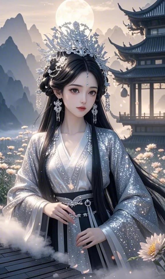 3d动漫美女cg图国漫女神壁纸图 古风动漫. 古风二次元秘境