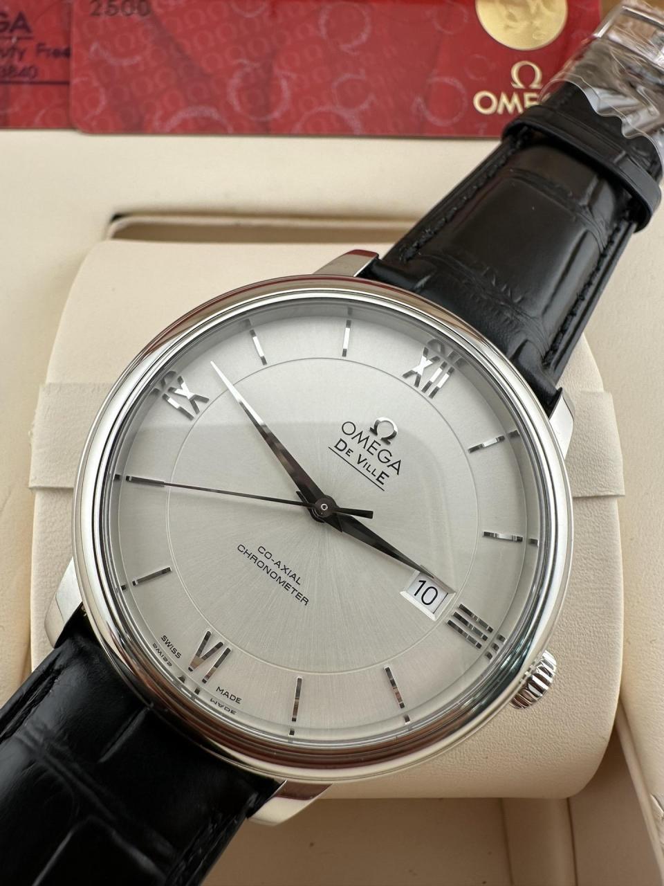 简约大气百搭款蝶飞手表.40盘经典款欧米茄碟飞系列 自动机械男表 39.