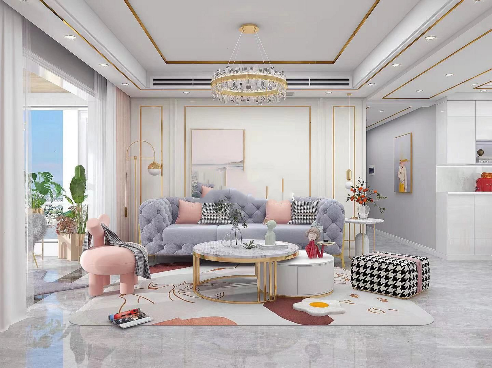 现代轻奢风装修效果图(客餐厅篇)……95 现代轻奢是很多客户的首选