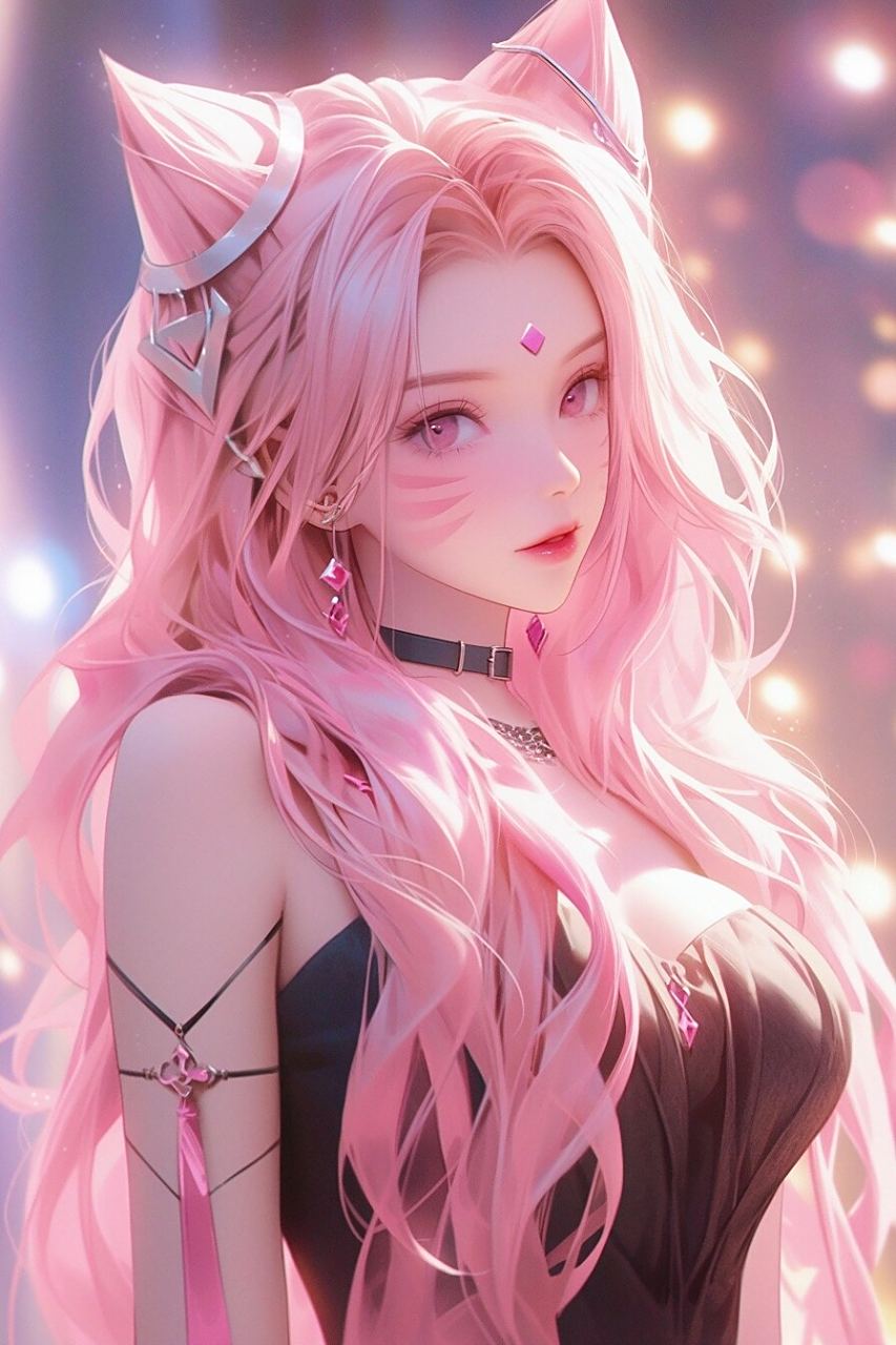 甜心壁纸8215女团kda阿狸美少女赛博动漫头像