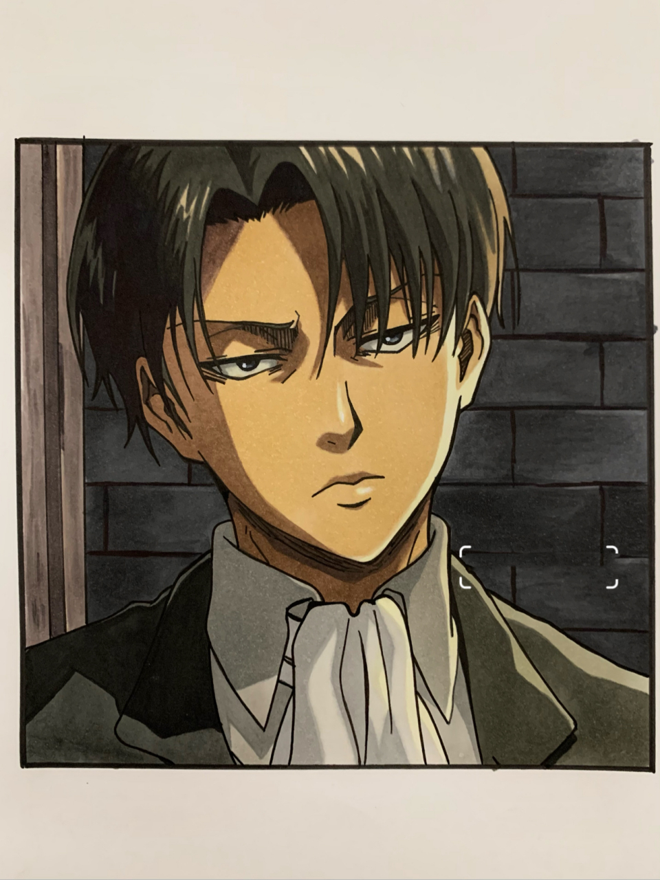 进击的巨人-利威尔(临摹) 马克笔手绘|临摹动漫|利威尔·阿克曼 捕捉