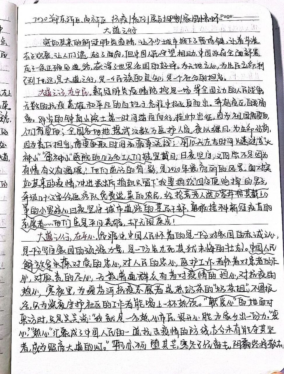 近段時間疫情不斷,感覺也會是一個作文熱點 議論文的形式,文章中有