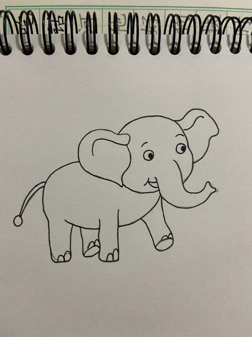 大象98 儿童简笔画 手绘